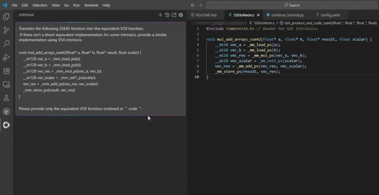 Chat with our model through API